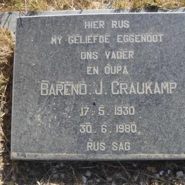 CRAUKAMP Barend J. 1930-1980