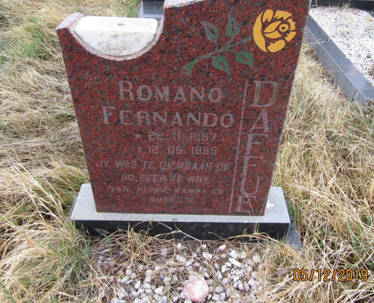 DAFFUE Romano Fernando 1997-1999