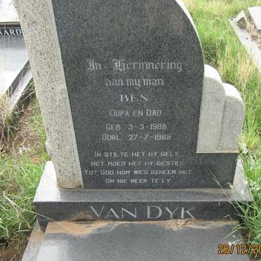 DYK Ben, van 1908-1968