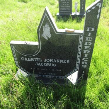 DIEDERICKS Gabriël Johannes Jacobus 1955-2004