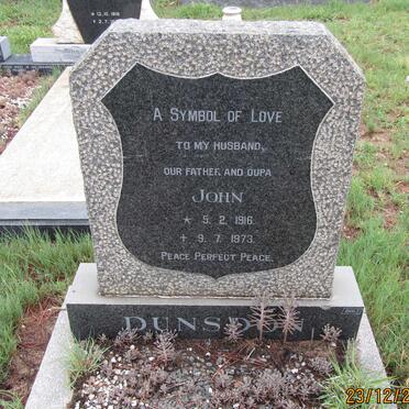DUNSDON John 1916-1973