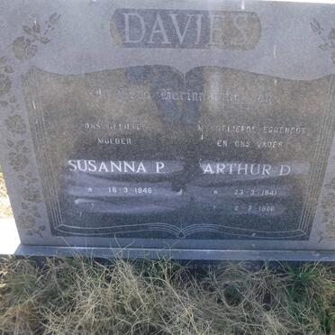 DAVIES Arthur D. 1941-1986 &amp; Susanna P. 1946-
