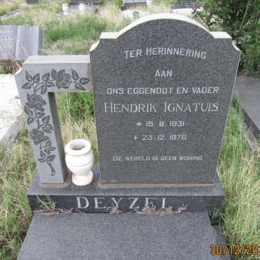 DEYZEL Hendrik Ignatius 1931-1976
