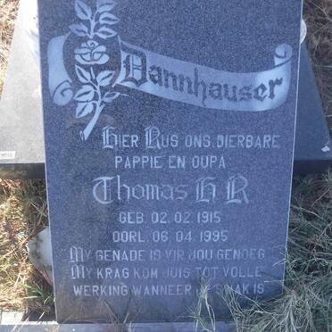 DANNHAUSER Thomas H.R. 1915-1995
