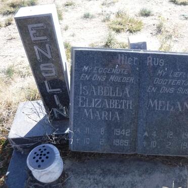 ENSLIN Isabella Elizabeth Maria 1942-1985 :: ENSLIN Melani 1980-1985