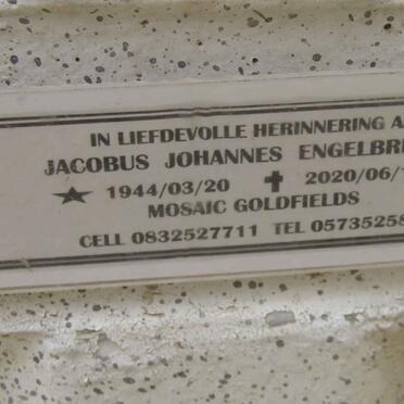 ENGELBRECHT Jacobus Johannes 1944-2020