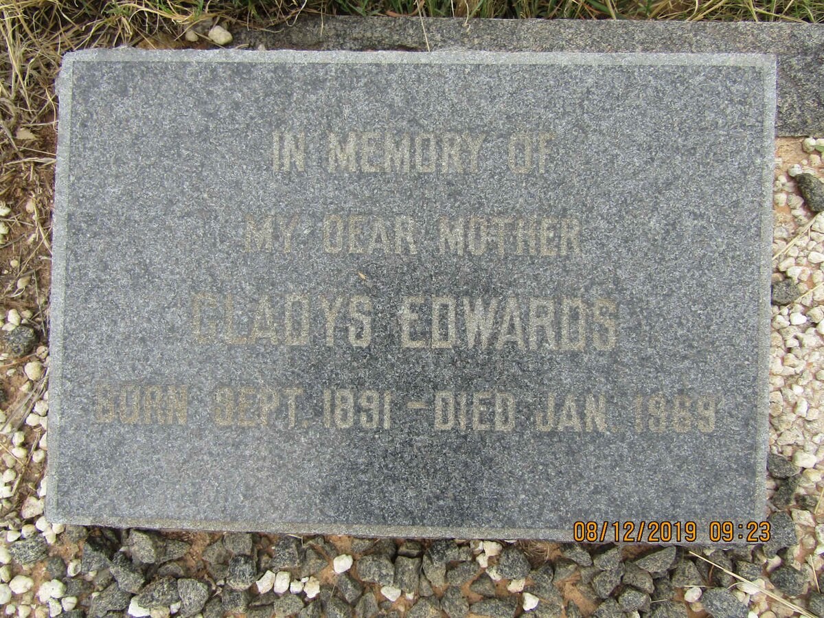 EDWARDS Gladys 1891-1969