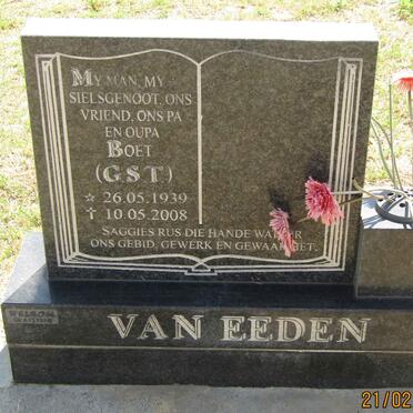 EEDEN G.S.T., van 1939-2008