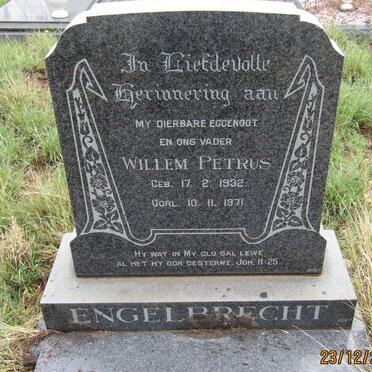 ENGELBRECHT Willem Petrus 1932-1971