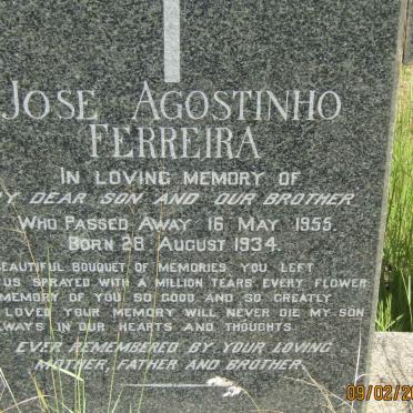 FERREIRA Jose Agostinho 1934-1955