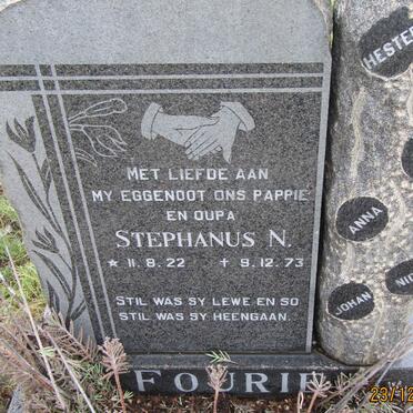 FOURIE Stephanus N. 1922-1973