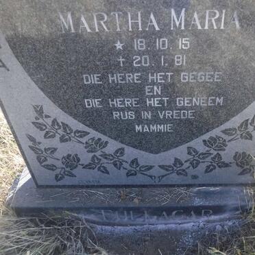 FULLAGAR Martha Maria 1915-1981