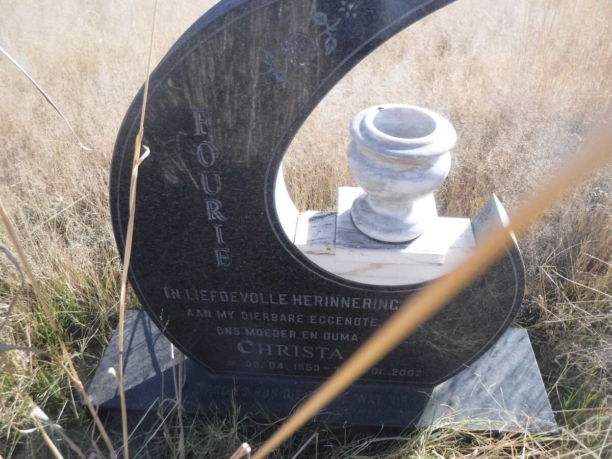 FOURIE Christa 1953-2002