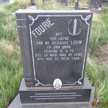 FOURIE Louw -1976