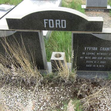 FORD Vyvyan Grant 1930-1976