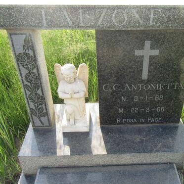 FALZONE C.C. Antonietta 1968-1968
