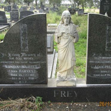 FREY Adolph Arthur 1909-1968 &amp; Linda Muriel HARVEY 1910-1988