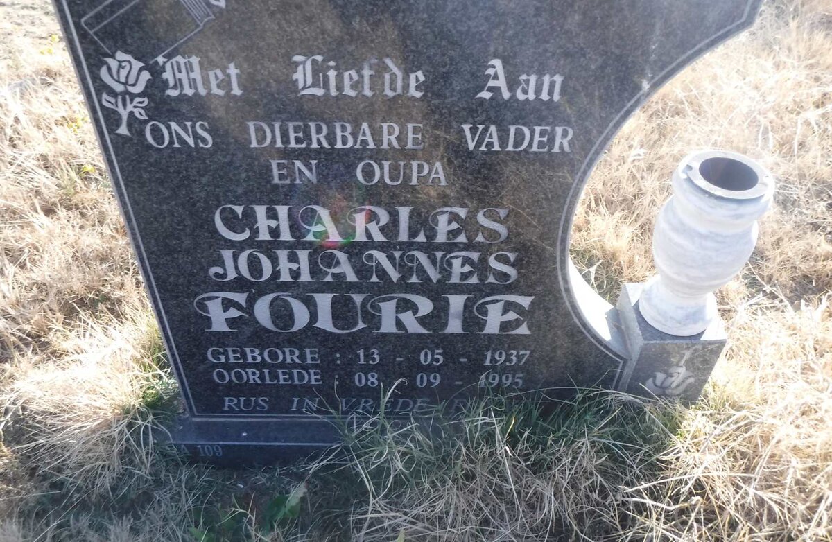 FOURIE Charles Johannes 1937-1995