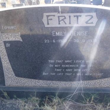 FRITZ Emily Denise 1932-1979