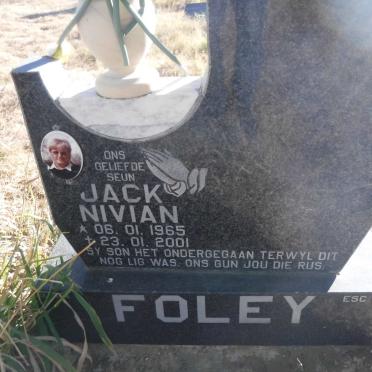 FOLEY Jack Nivian 1965-2001