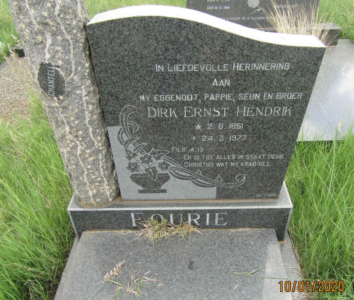 FOURIE Dirk Ernst Hendrik 1951-1977