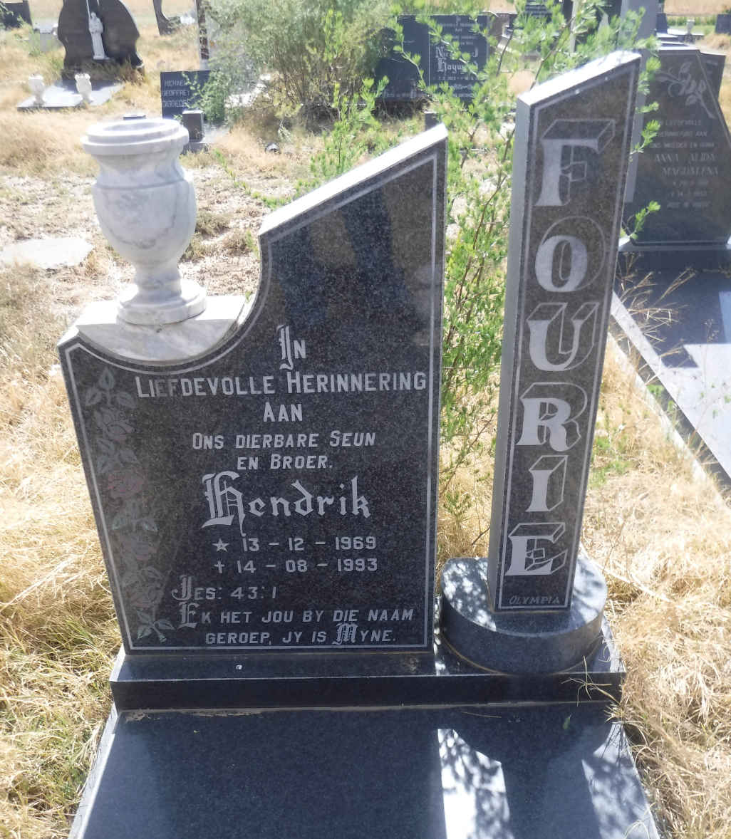 FOURIE Hendrik 1969-1993