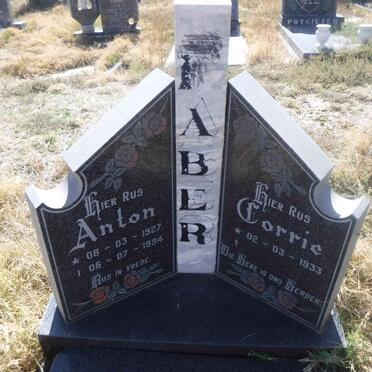 FABER Anton 1927-1994 &amp; Corrie 1933-