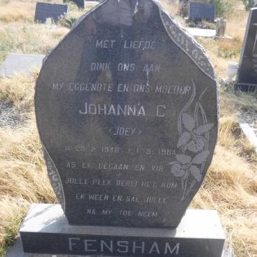 FENSHAM Johanna C. 1948-1984