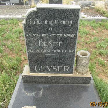 GEYSER Denise 1925-1970
