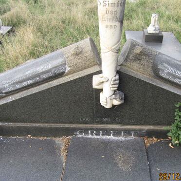 GREEFF Jacobus Lodewikus 1936-1974 &amp; Susanna Magritha 1939-1982