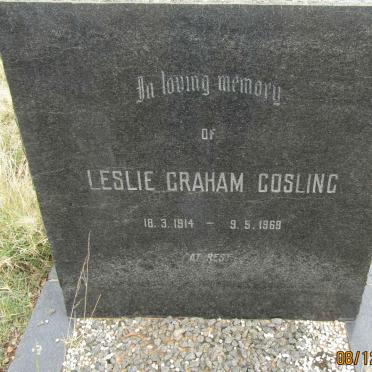 GOSLING Leslie Graham 1914-1969