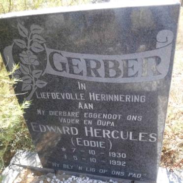 GERBER Edward Hercules 1930-1992