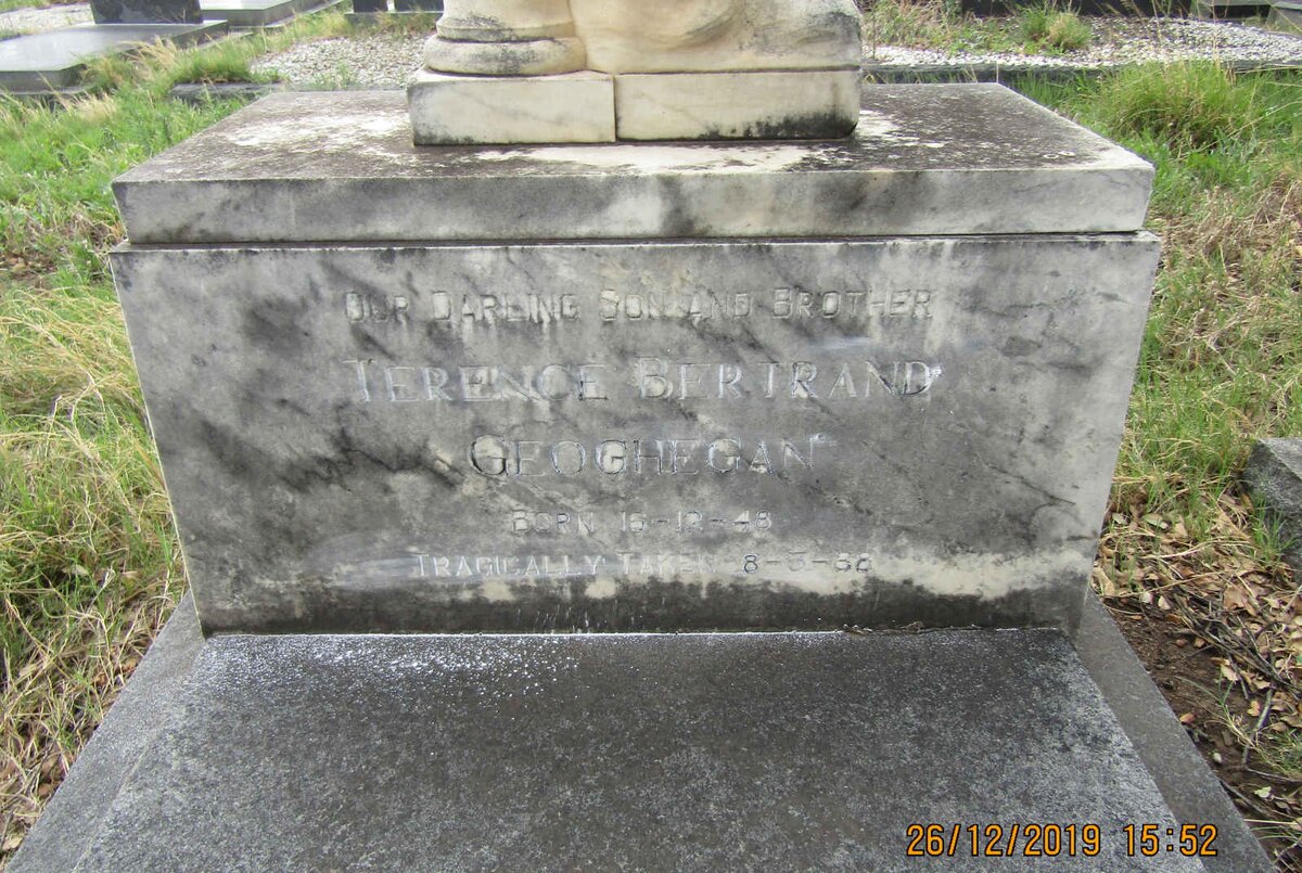 GEOGHEGAN Terence Bertrand 1948-1968