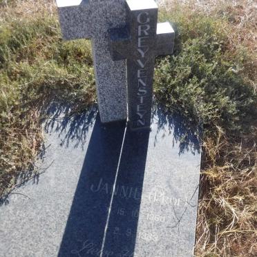 GREYVENSTEYN Jannie 1968-1989