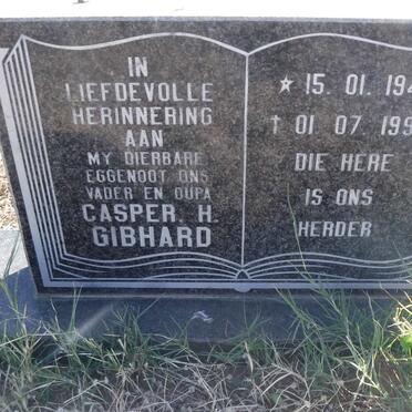 GIBHARD Casper H. 1941-1997