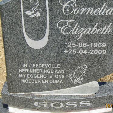 GOSS Cornelia Elizabeth 1969-2009