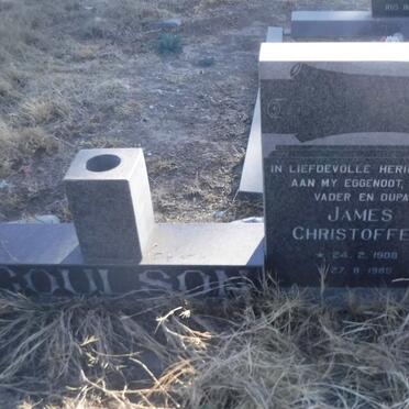 GOULSON James Christoffel 1908-1985 &amp; Sarah Johanna MARX 1906-2001