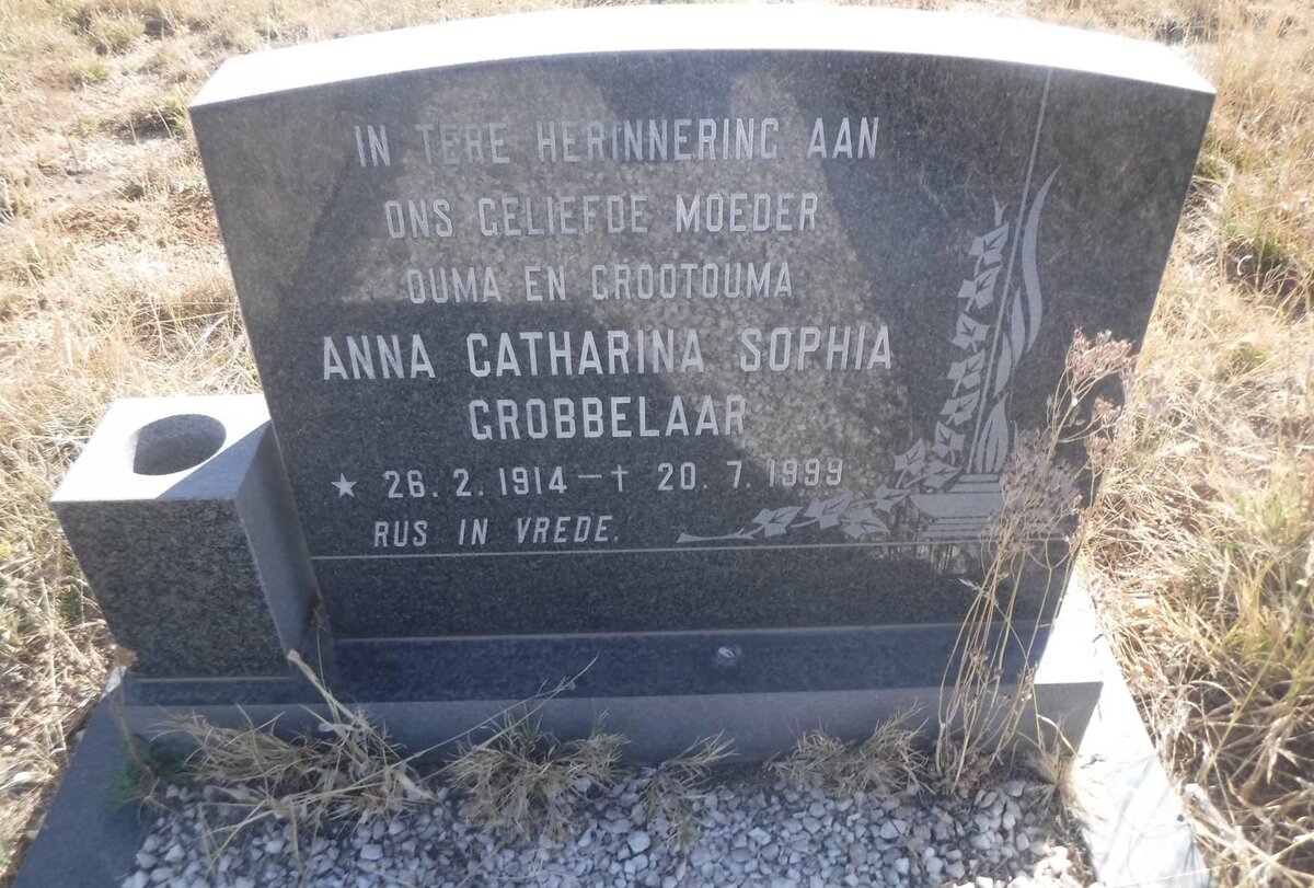 GROBBELAAR Anna Catharina Sophia 1914-1999