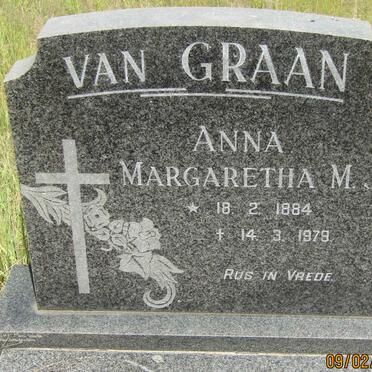 GRAAN Anna Margaretha M.J., van 1884-1979