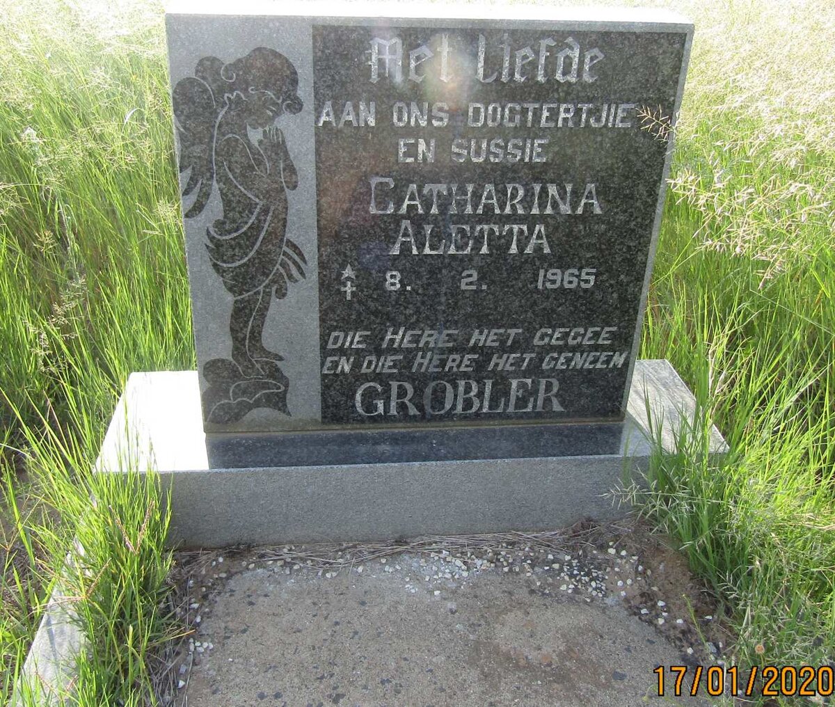 GROBLER Catharina Aletta 1965-1965