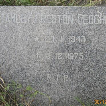 GEOGHEGAN Stanley Preston 1943-1975
