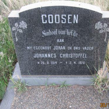 GOOSEN Johannes Christoffel 1914-1976 &amp; Helena Aletta 1918-1994