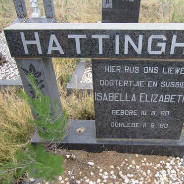 HATTINGH Isabella Elizabeth 1980-1980