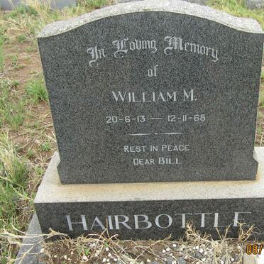 HAIRBOTTLE William M. 1913-1968