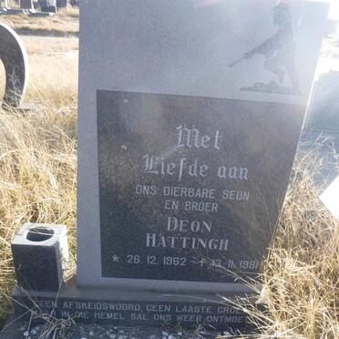 HATTINGH Deon 1962-1981