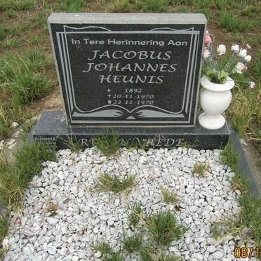 HEUNIS Jacobus Johannes 1892-1970