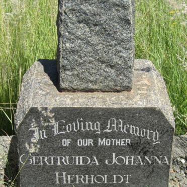 HERHOLDT Gertruida Johanna 1880-1954