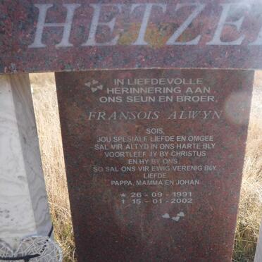 HETZEL Fransois Alwyn 1991-2002