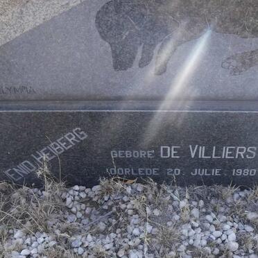 HEIBERG Enid nee DE VILLIERS 1904-1980