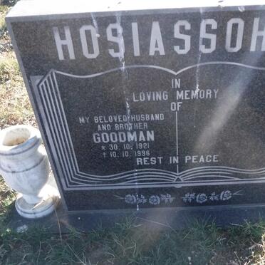 HOSIASSOHN Goodman 1921-1996